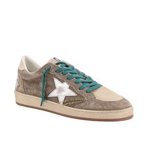 Ballstar Golden Goose cavallino fur / light blue string and silver star, size 40